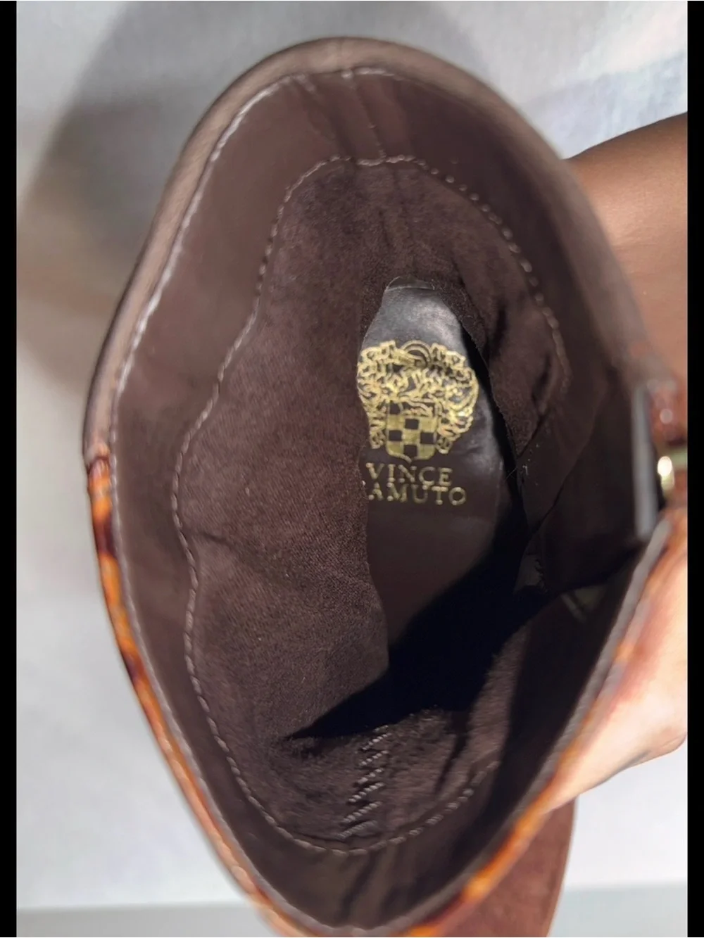 Women's Brown Suede Platform Ankle Boots